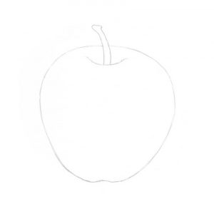 jak rysować jabłko