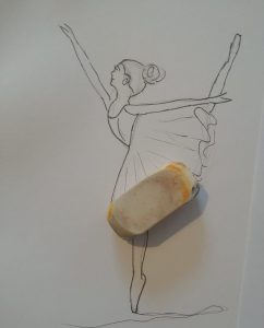 łatwe do rysowania baleriny