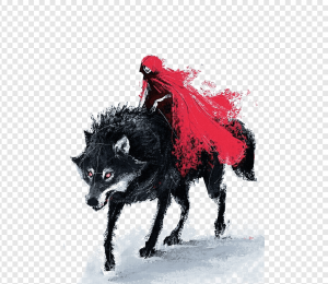 Jak narysować wilka z Czerwonego Kapturka